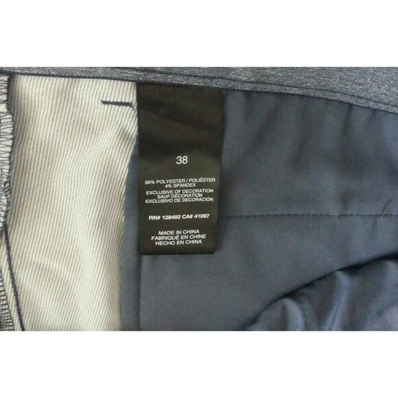 Greg Norman Golf Shorts Men's Sz 38 Blue/Gray Tech Cargo Leg Pocket Performance - Picture 5 of 11